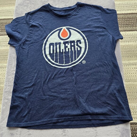 NHL Other - Oilers NHL hockey T in Blue XL